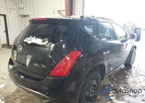 2004 Nissan Murano Sl from USA, damaged, VIN JN8AZ08W44W337054